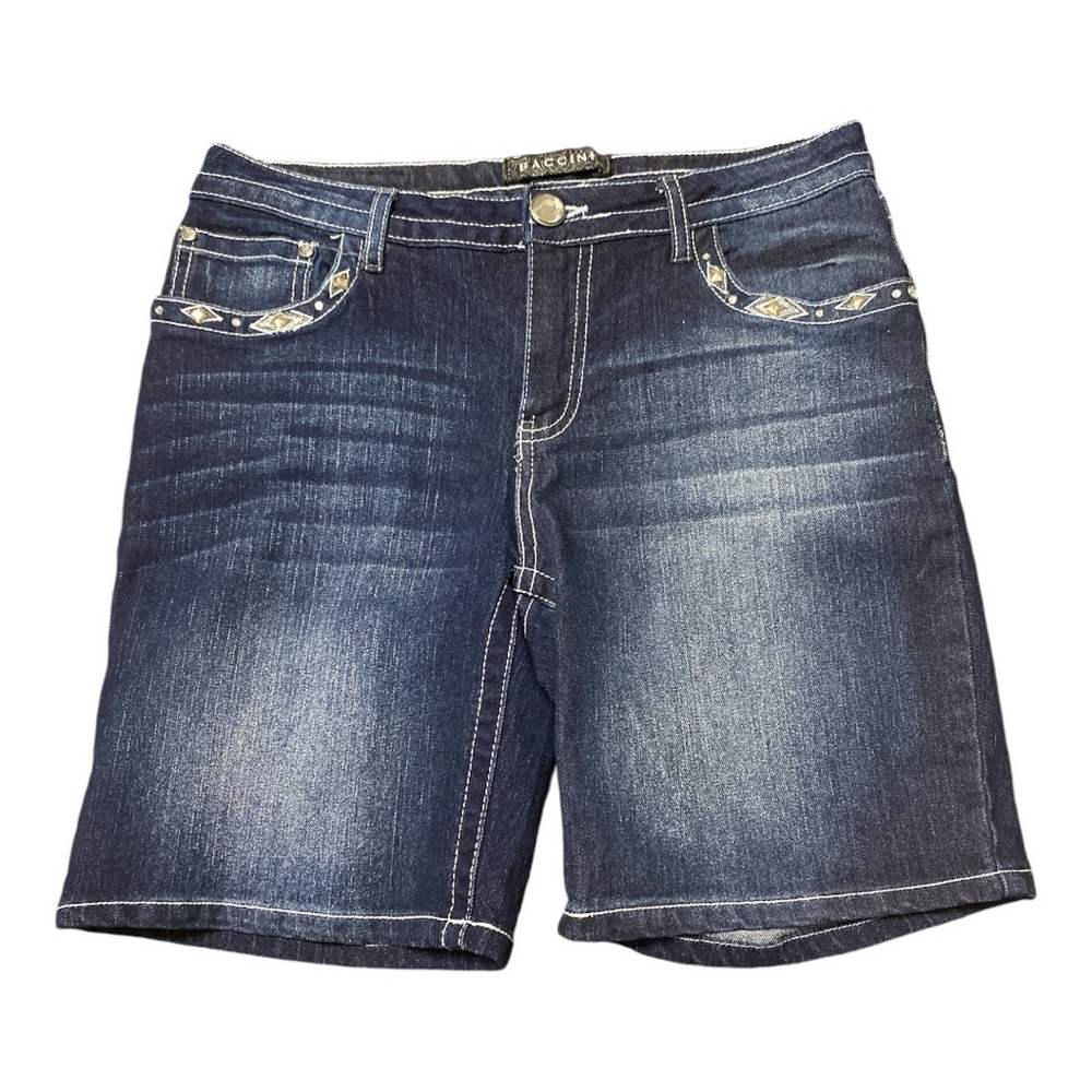 Baccini Womens Bermuda jean shorts, Size 6